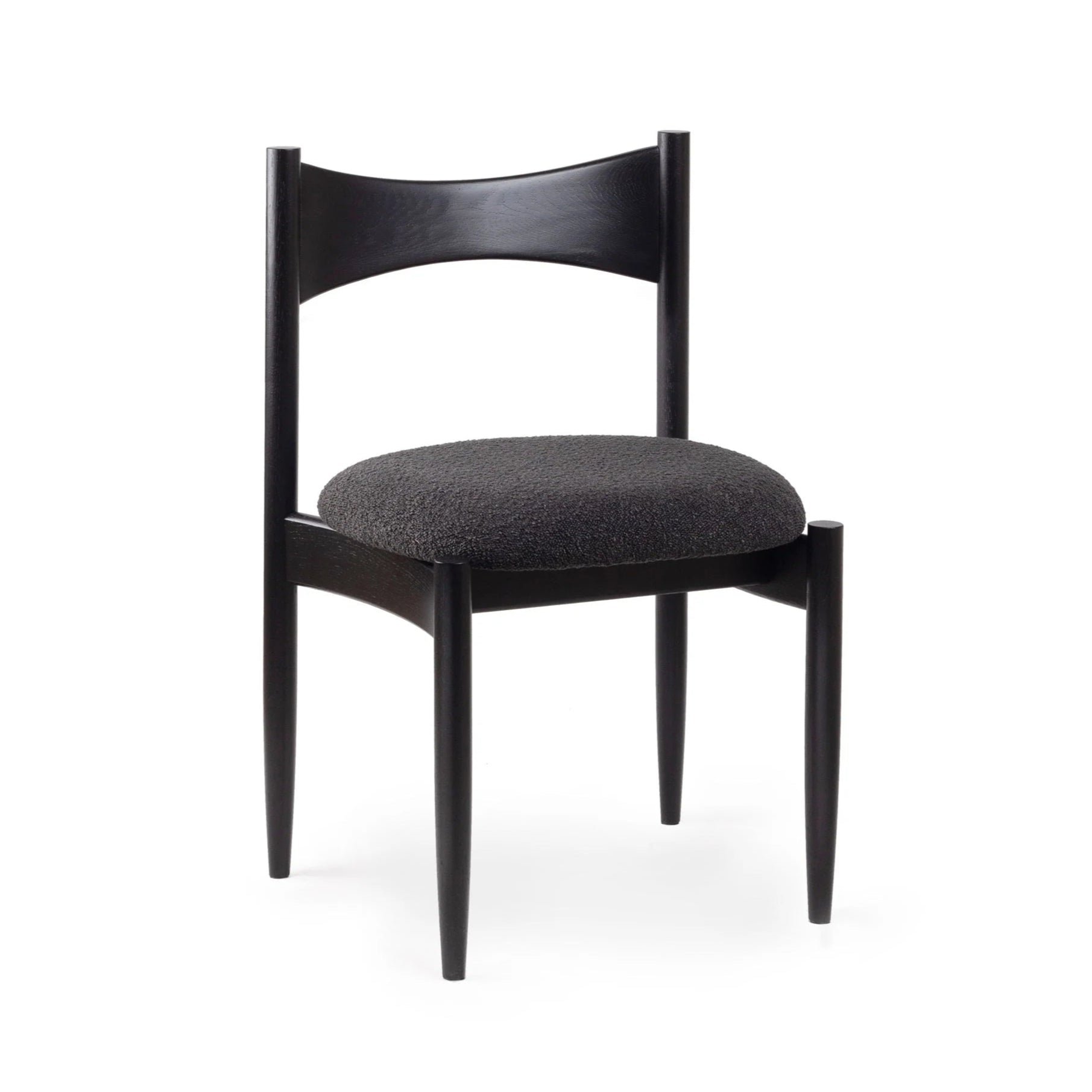 KEMI stoel zwart eikenhout