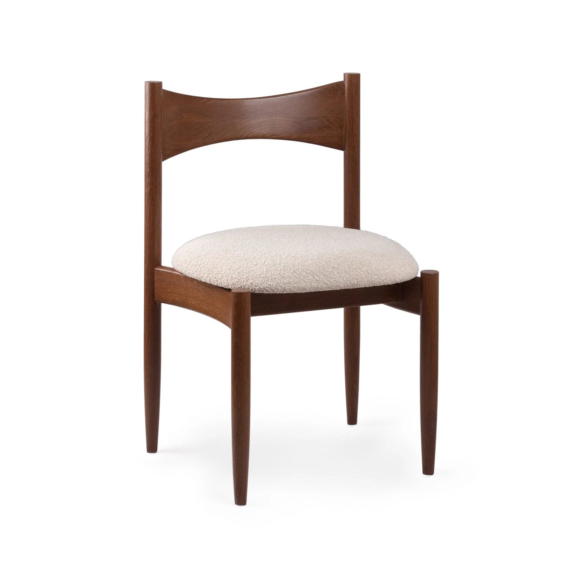 KEMI Chair Beige with Dark Oak Wood