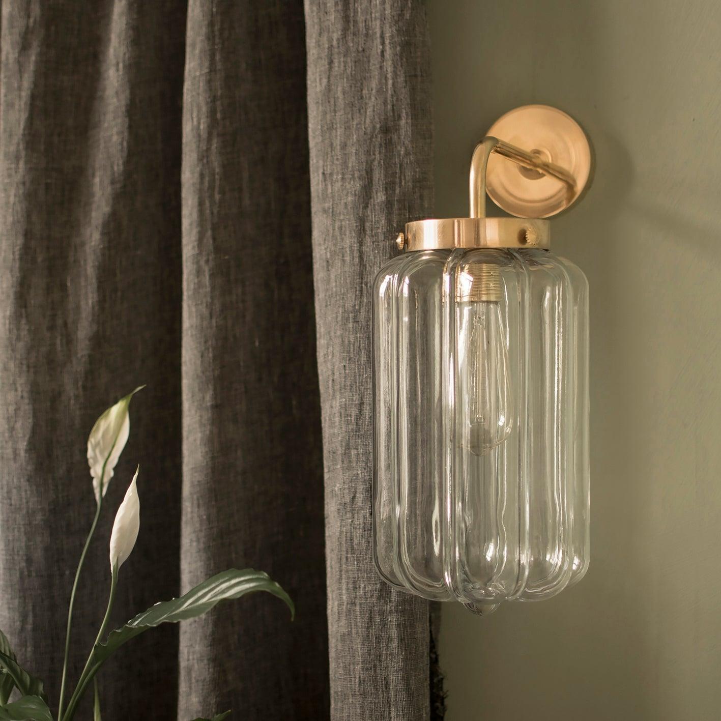 Kinkiet DECO nikiel Embassy Interiors Eye on Design