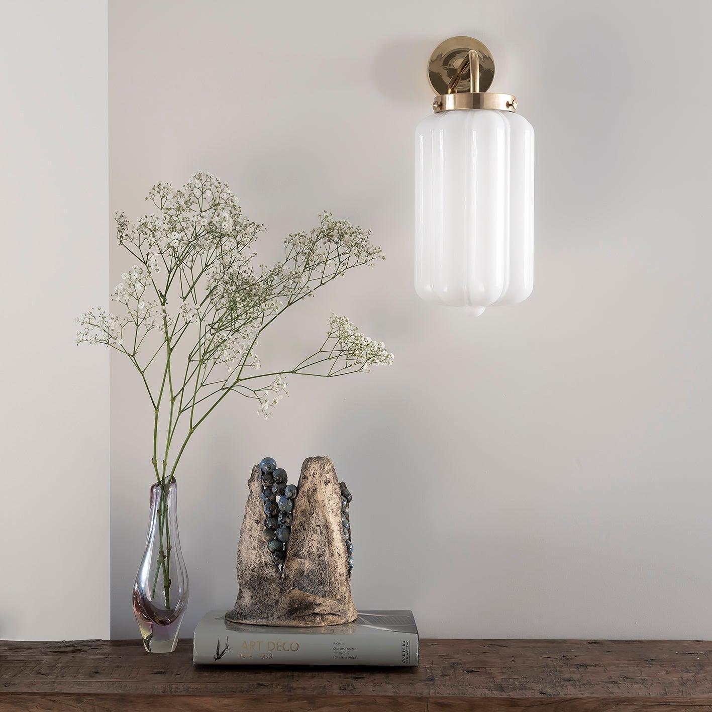 Kinkiet DECO nikiel Embassy Interiors Eye on Design