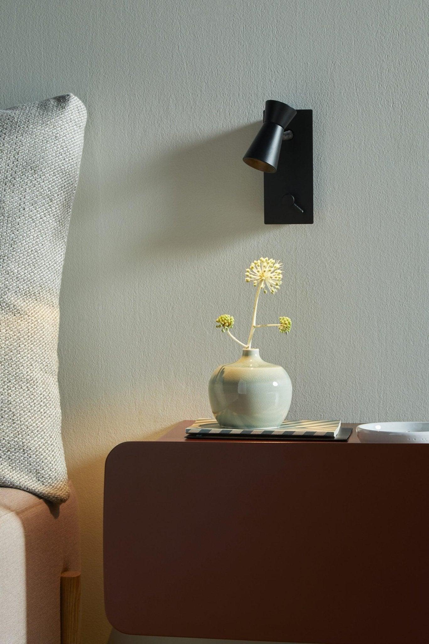 Kinkiet G+T READING czarny Contardi Eye on Design