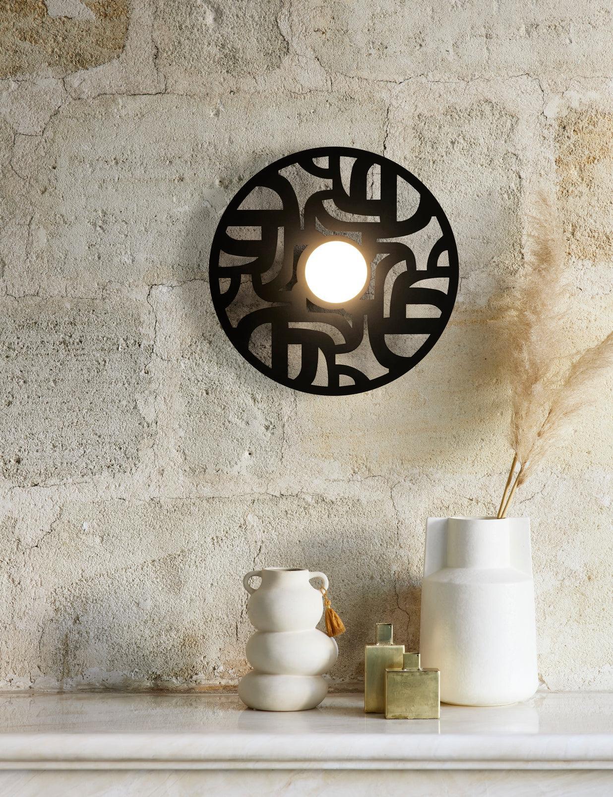 Kinkiet LABYRINTHE czarny Market Set Eye on Design