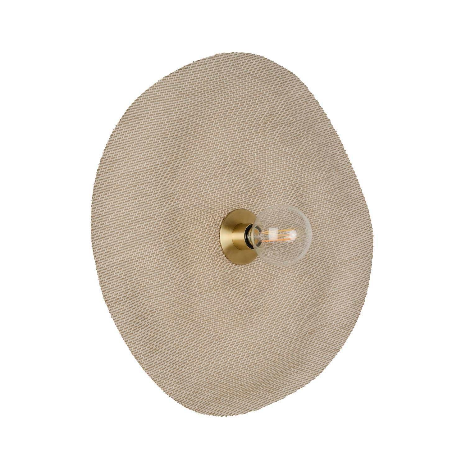 Kinkiet RIVAGE beżowy len Market Set 58 cm Eye on Design