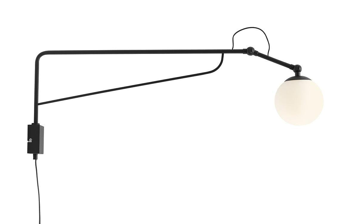 Kinkiet SOHO GLASS LONG czarny Artera Eye on Design