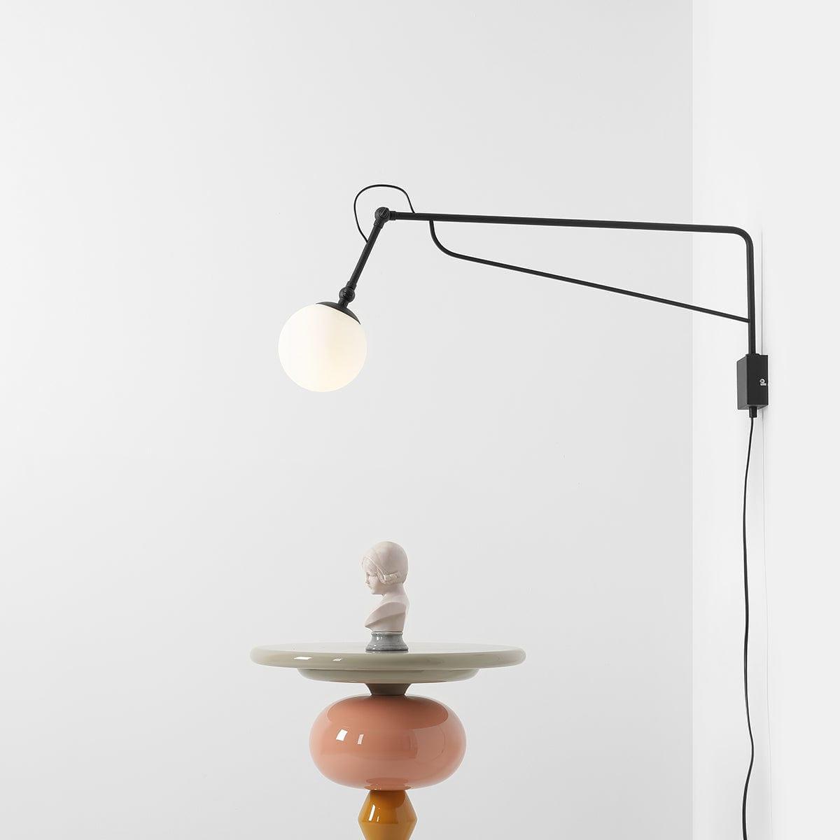 Kinkiet SOHO GLASS LONG czarny Artera Eye on Design