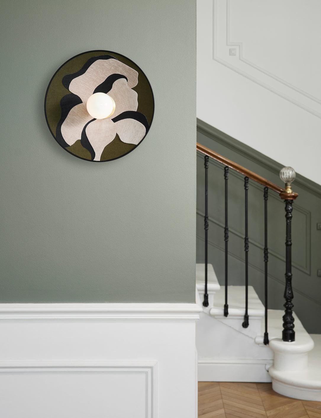 Kinkiet SONIA LAUDET oliwkowy Market Set Eye on Design