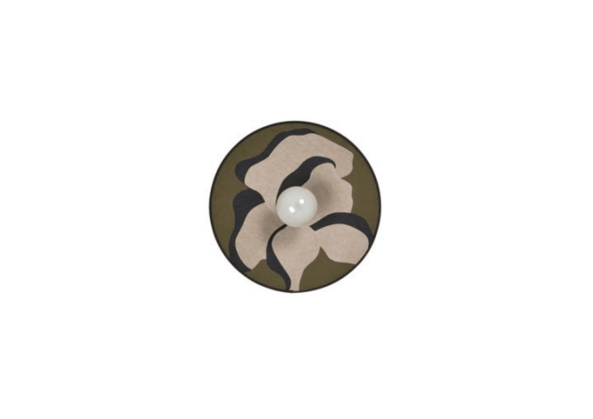 Kinkiet SONIA LAUDET oliwkowy Market Set Ø40 cm Eye on Design