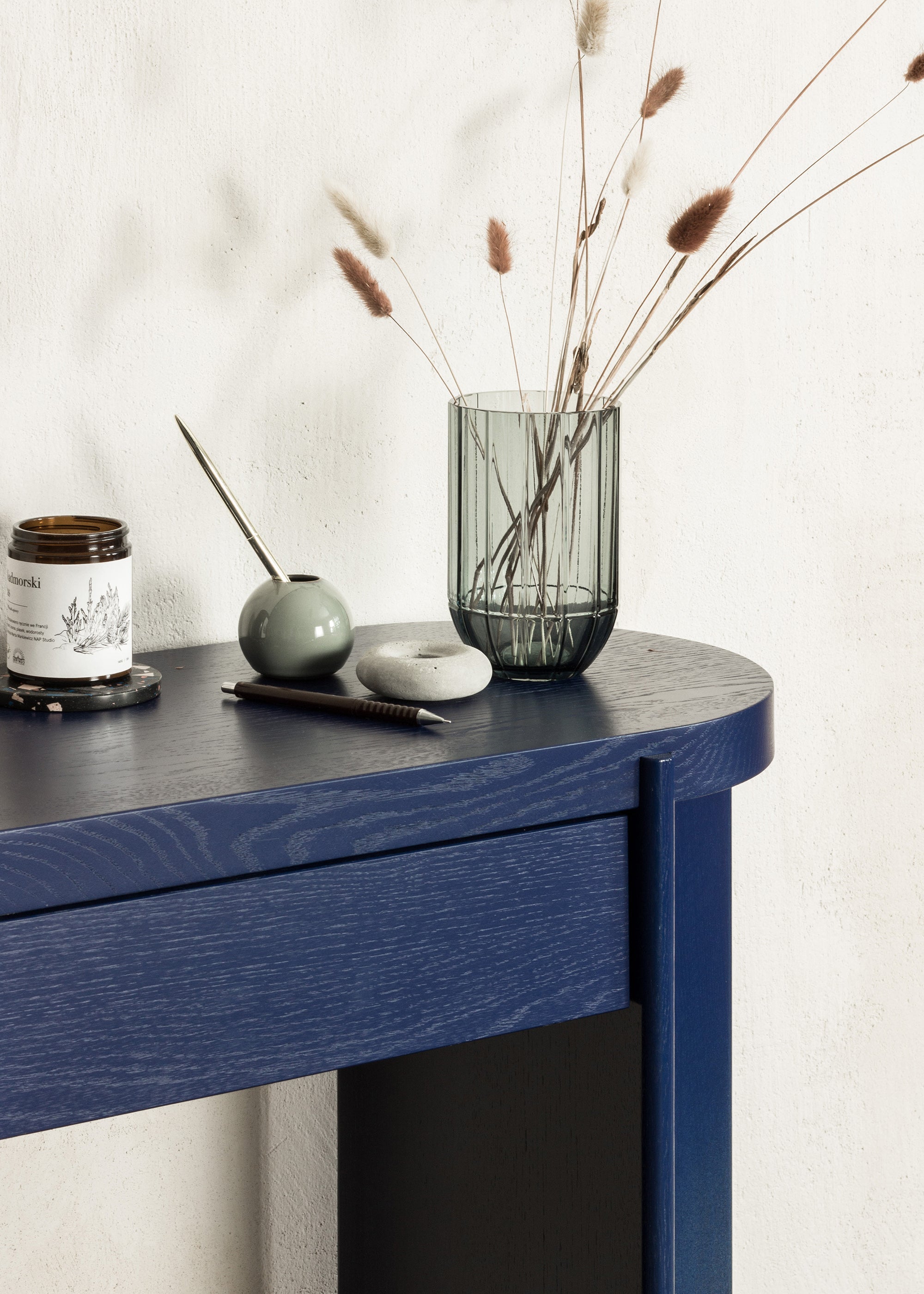 Konsolentisch KIRU DUO aus schwarzem Eichenholz