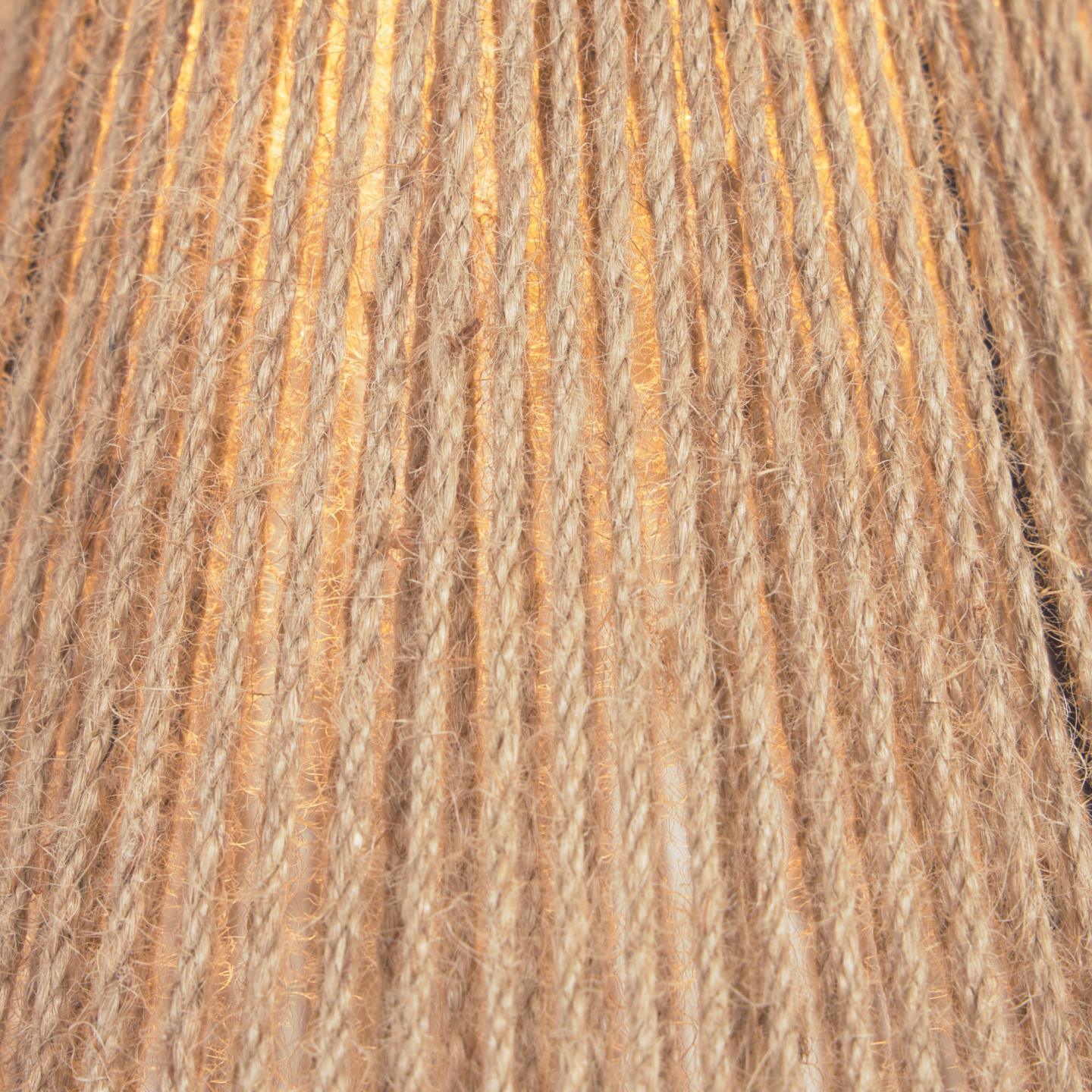 Klosz do lampy wiszącej trójkątny CRISTA jutowy La Forma Eye on Design