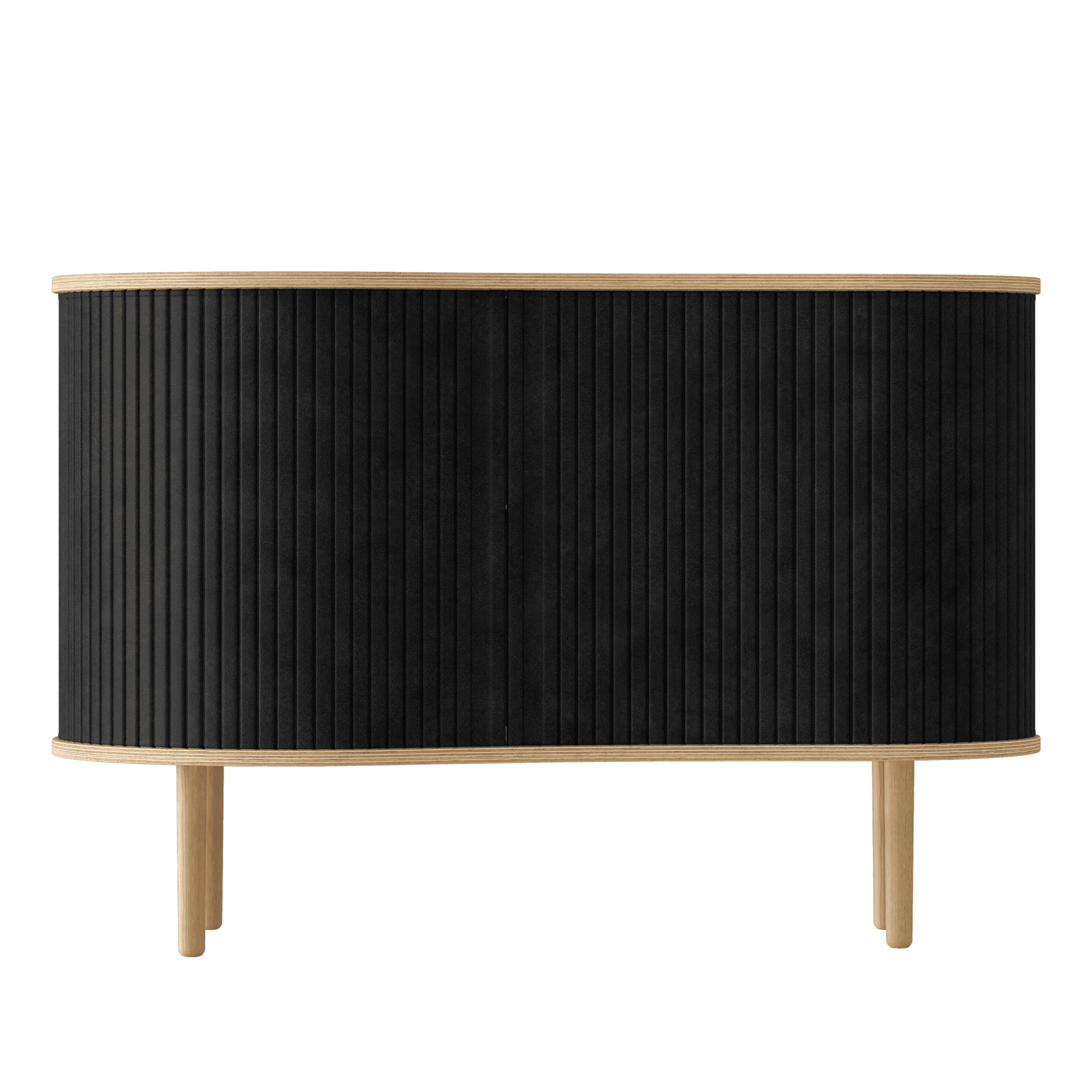 Komoda AUDACIOUS węglowy z dębem UMAGE Eye on Design