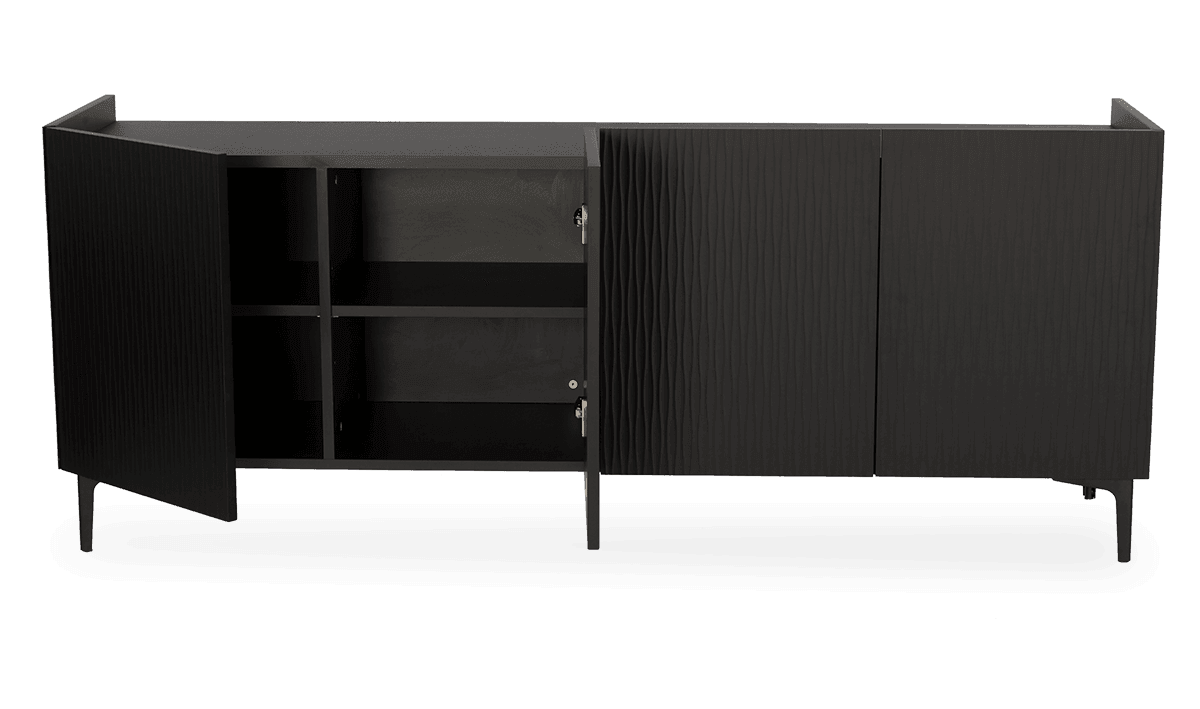 Komoda BOLGE czarny dąb Nordifra Eye on Design