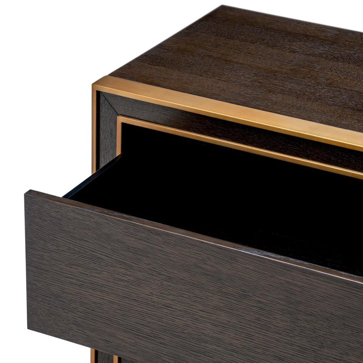 Komoda CAMELOT fornir dębowy z mosiądzem Eichholtz Eye on Design