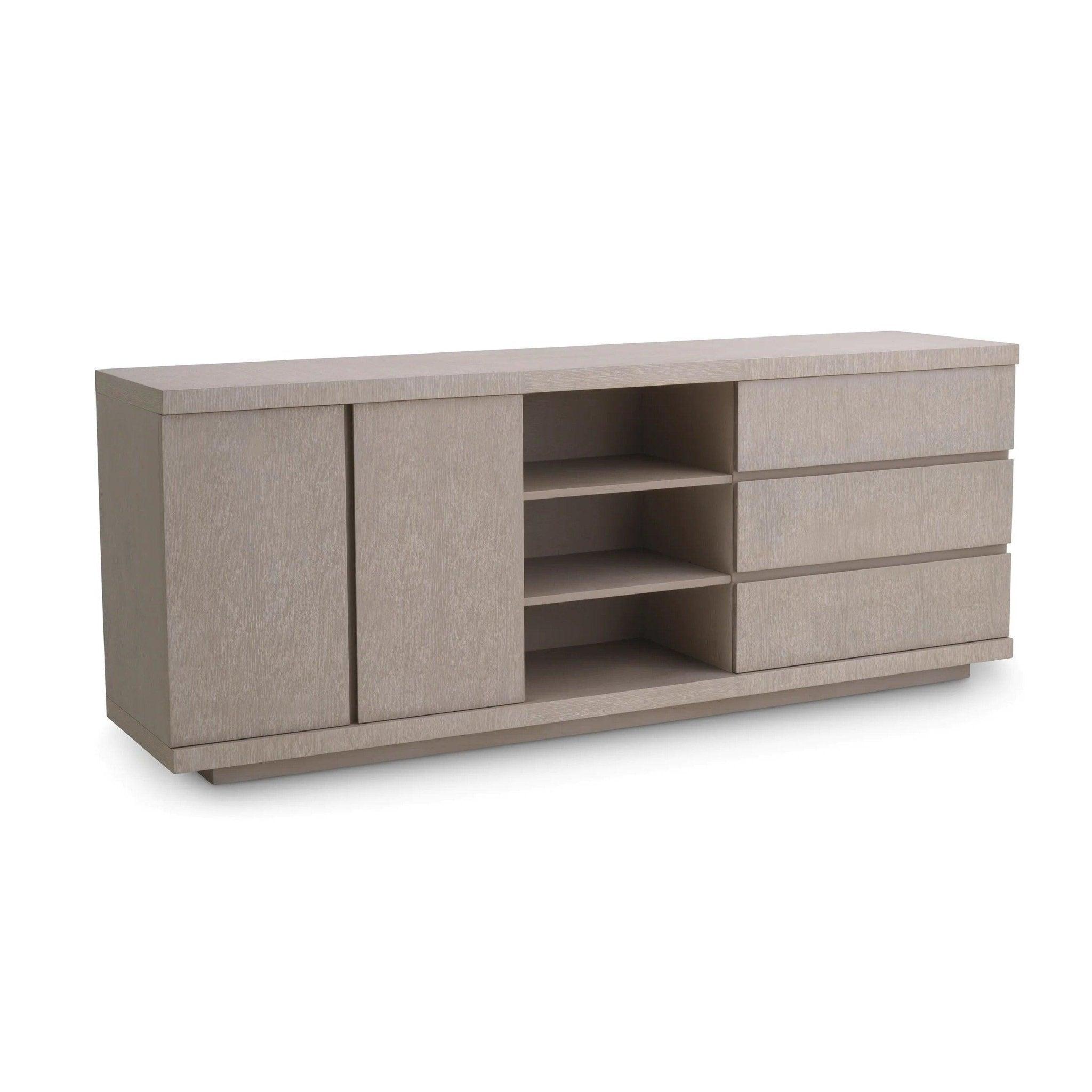 Komoda CROSBY szary fornir dębowy Eichholtz Eye on Design