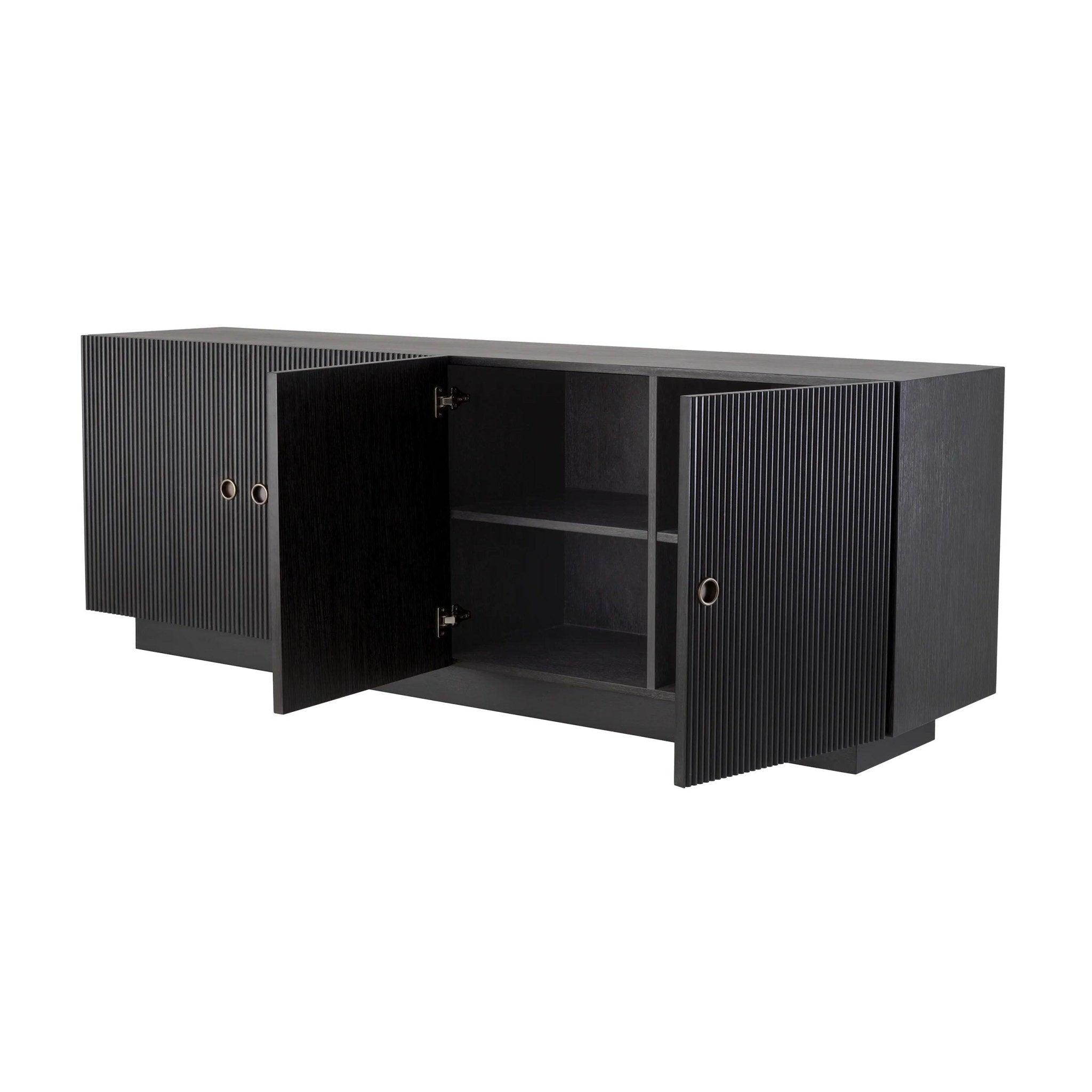 Komoda DIMITRIOS grafitowy fornir dębowy Eichholtz Eye on Design