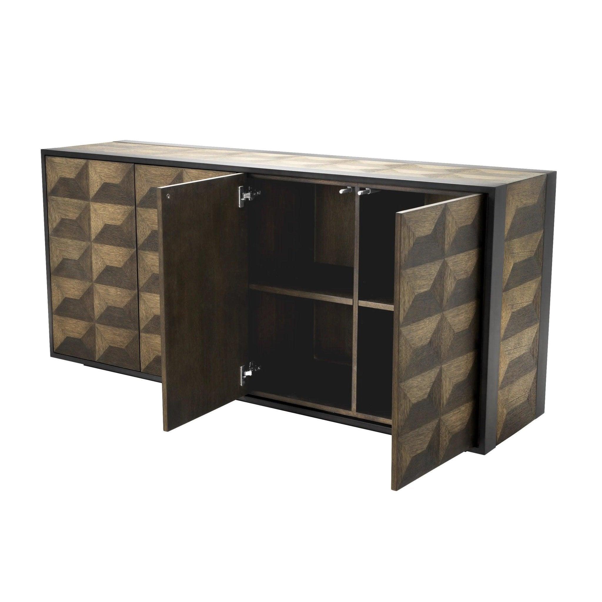 Komoda GREGORIO brązowy fornir dębowy Eichholtz Eye on Design