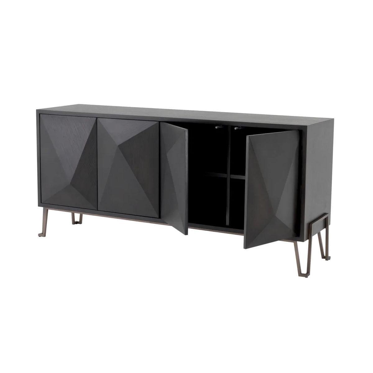 Komoda HIGHLAND grafitowy fornir dębowy Eichholtz Eye on Design