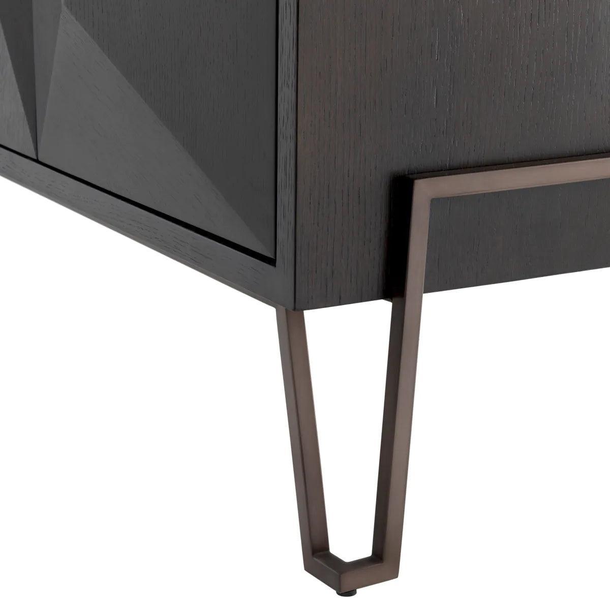 Komoda HIGHLAND grafitowy fornir dębowy Eichholtz Eye on Design