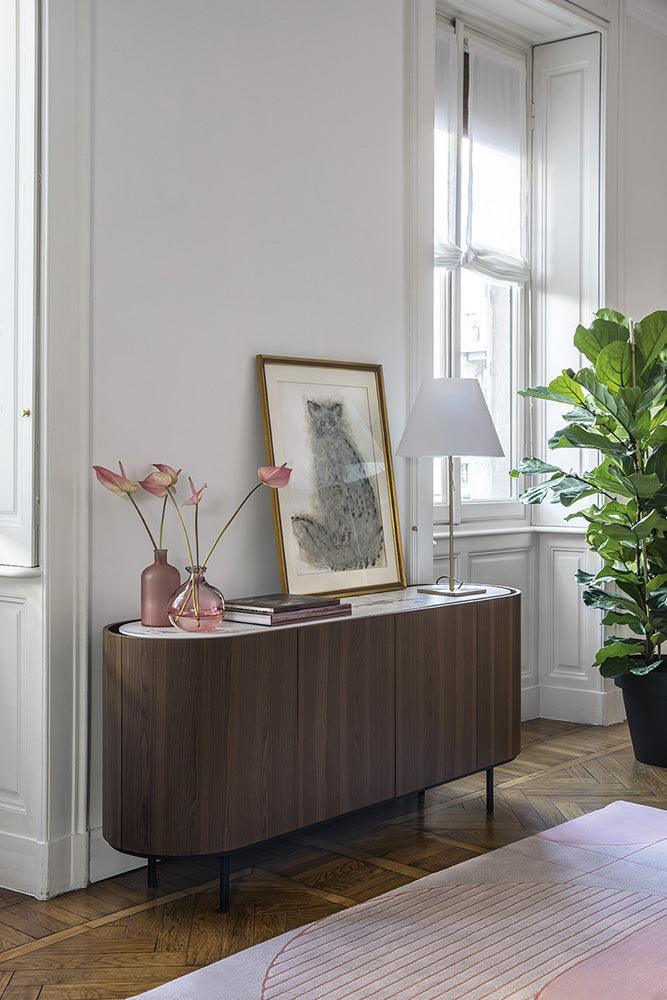 Komoda LAKE ciemnobrązowy Calligaris Eye on Design