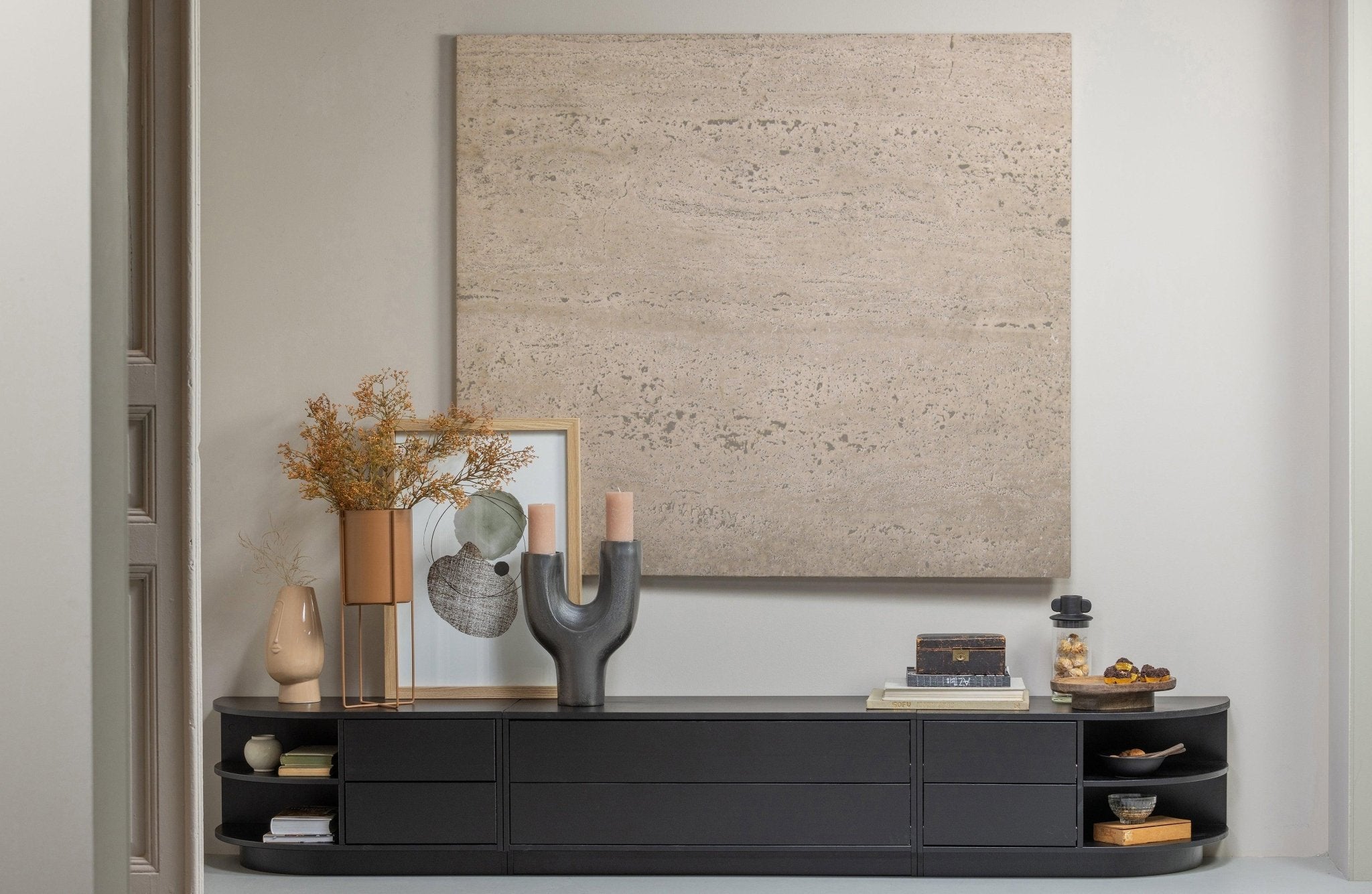 Komoda lewostronna FINCA czarny Woood Exclusive Eye on Design