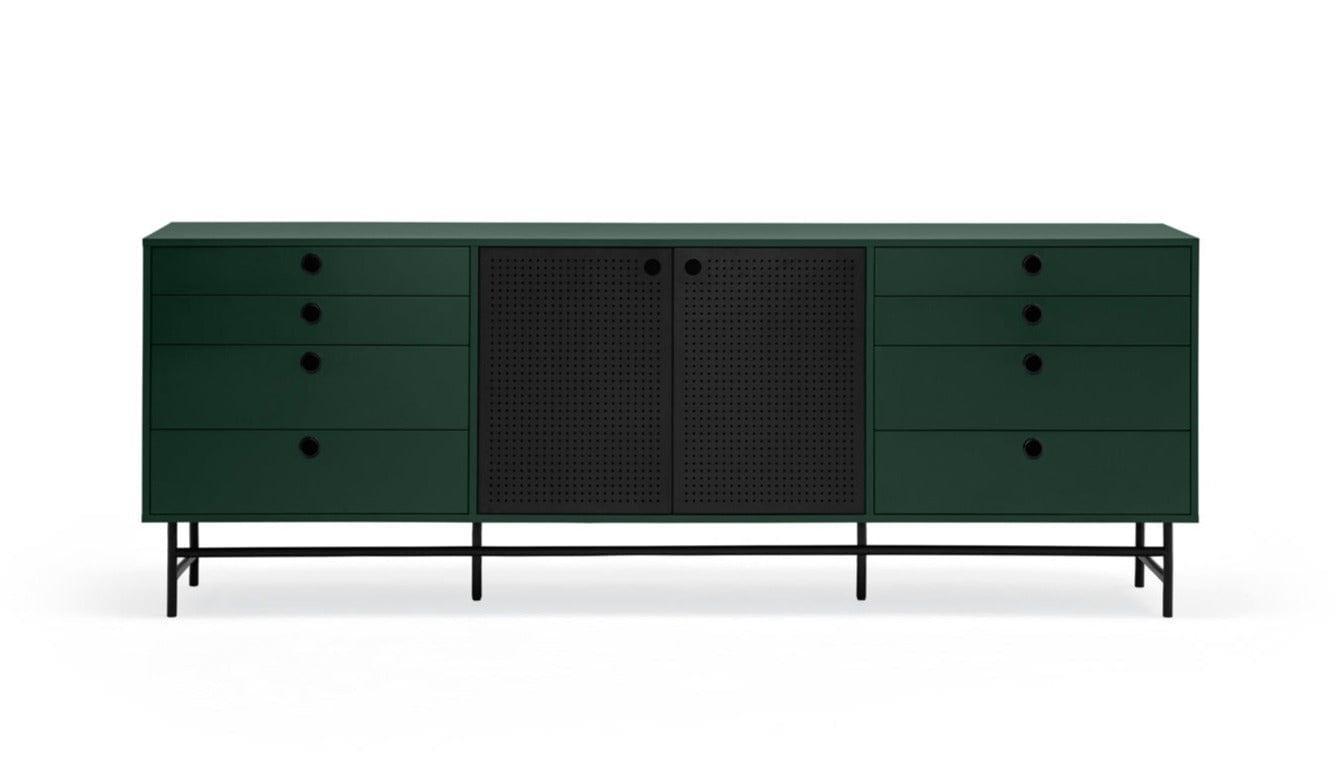 Komoda niska PUNTO ciemnozielony Teulat Eye on Design