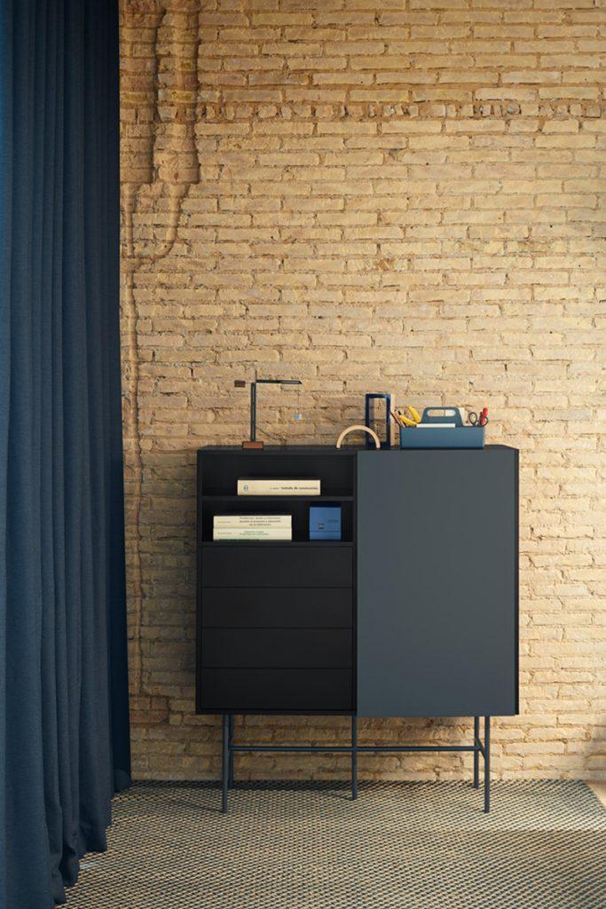 Komoda NUBE antracytowy Teulat Eye on Design