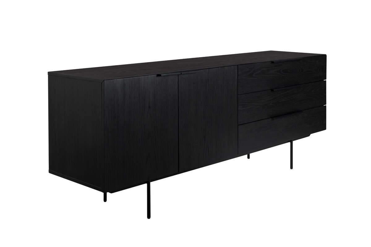 Komoda TRAVIS czarny Zuiver Eye on Design