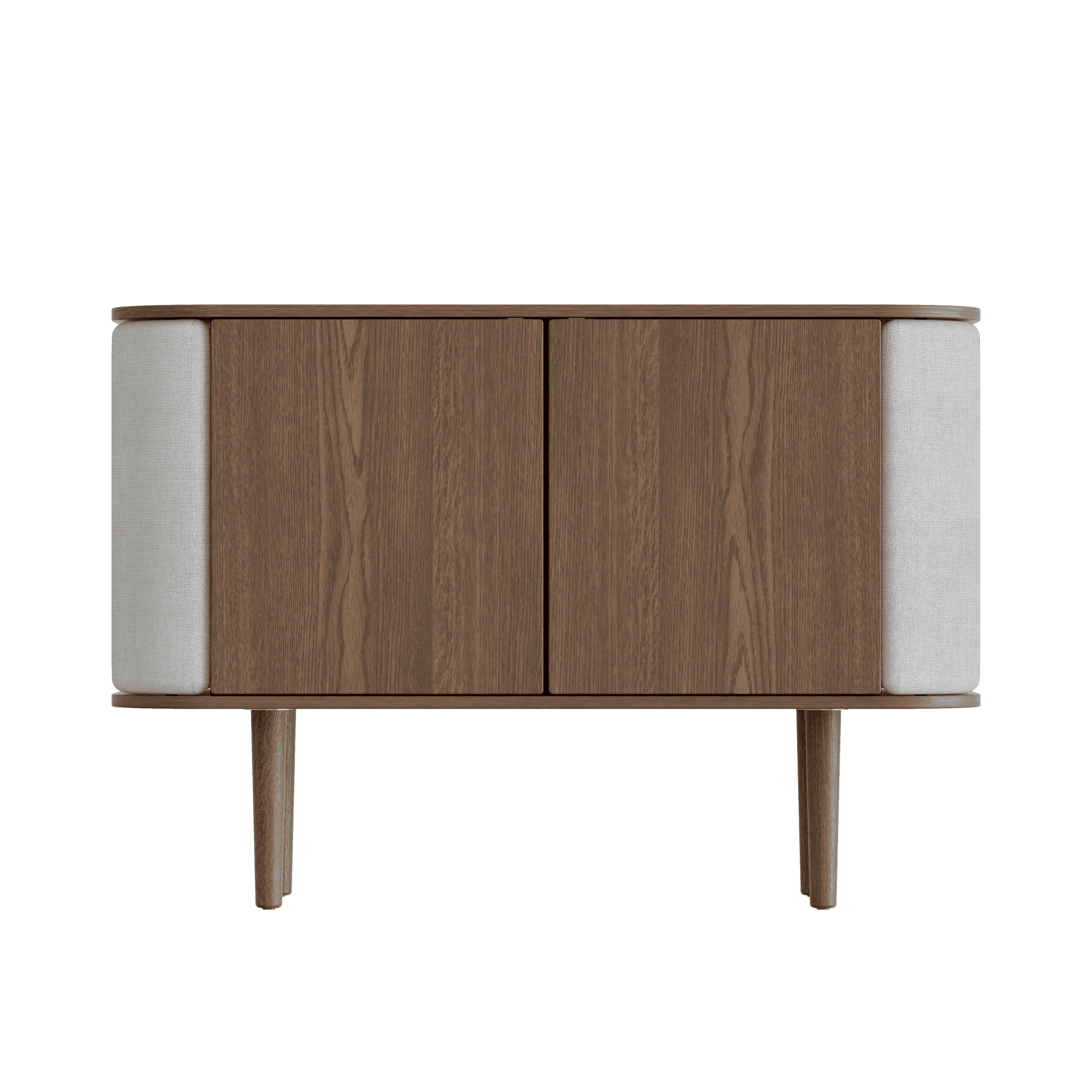 Komoda TREASURES baby blue z ciemnym dębem UMAGE 2-drzwiowa Eye on Design