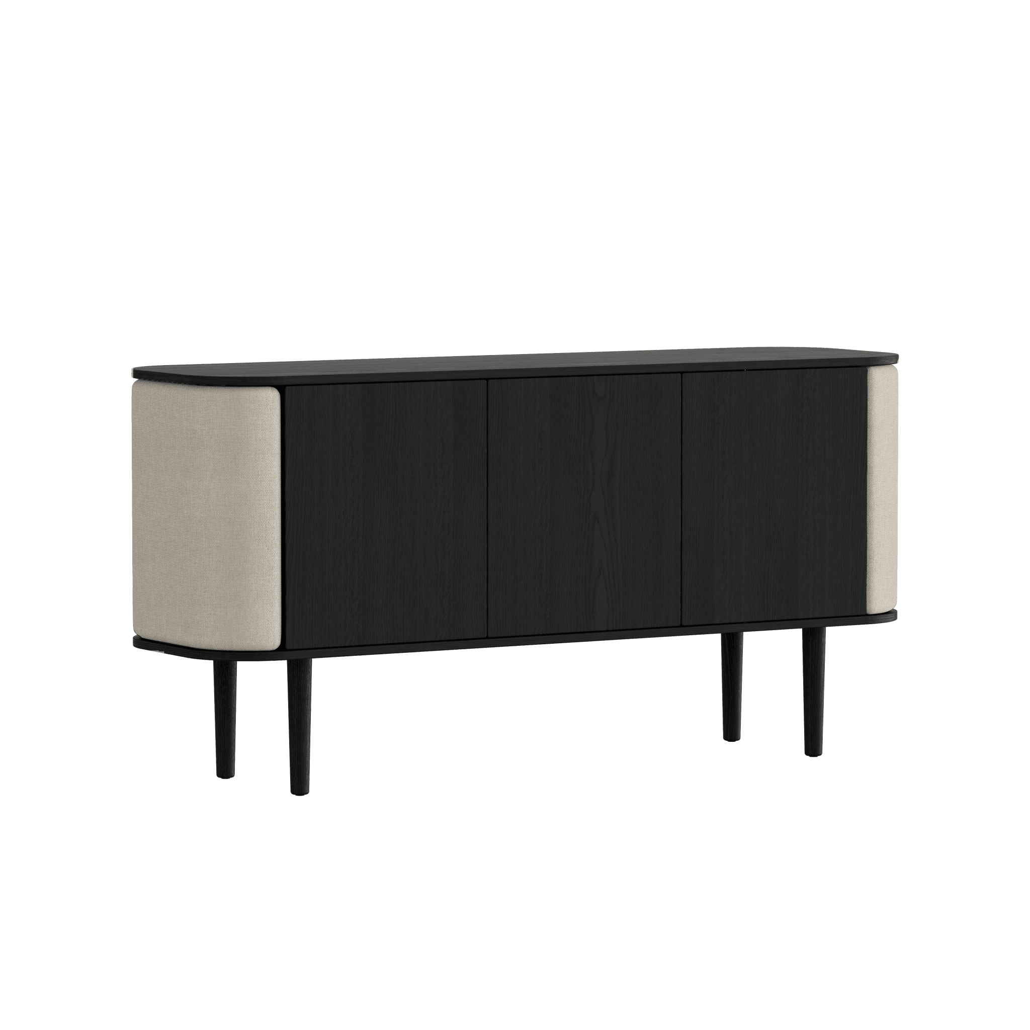 Komoda TREASURES beżowy z czarnym dębem UMAGE Eye on Design