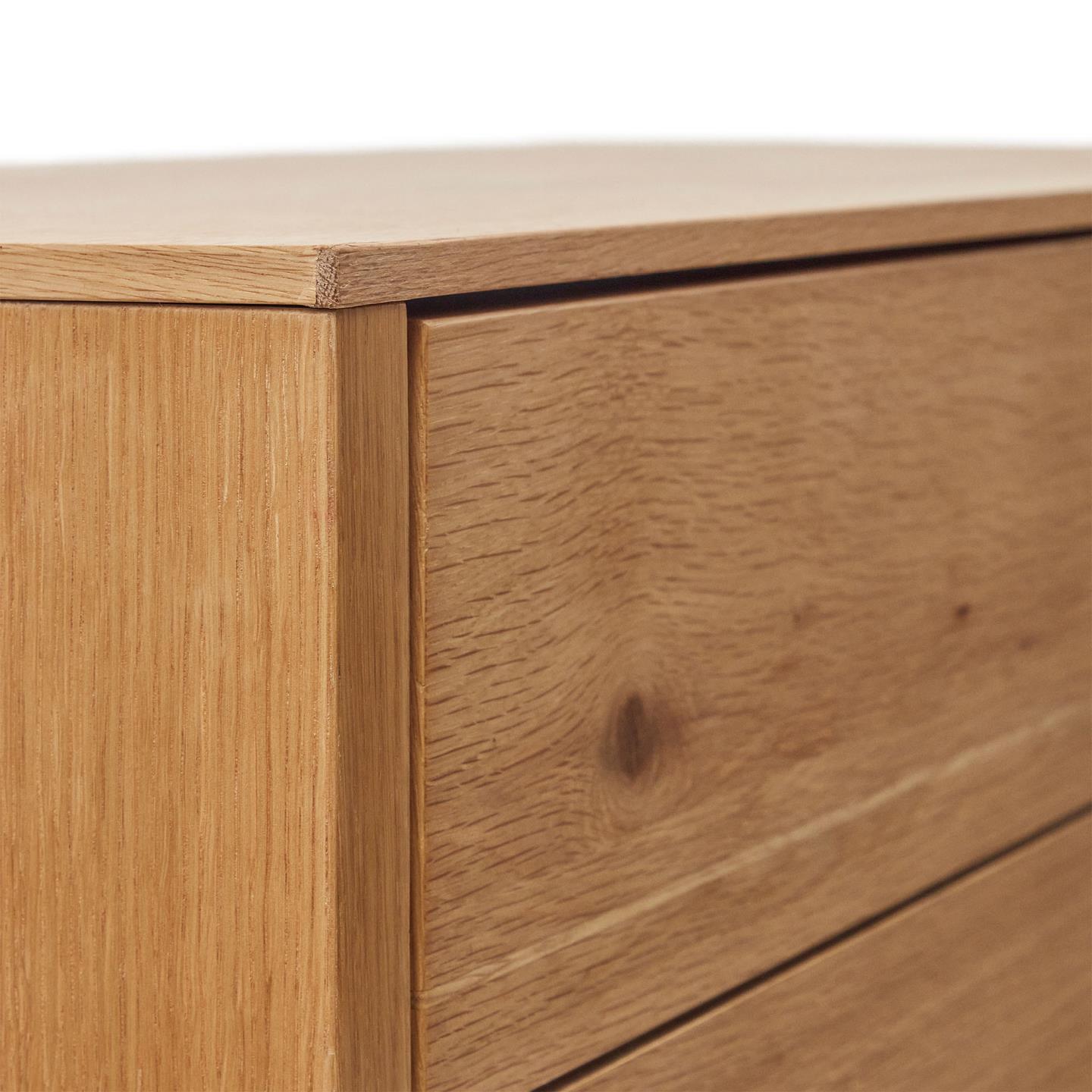 Komoda wysoka 2-drzwiowa ALGUEMA fornir dębowy La Forma Eye on Design