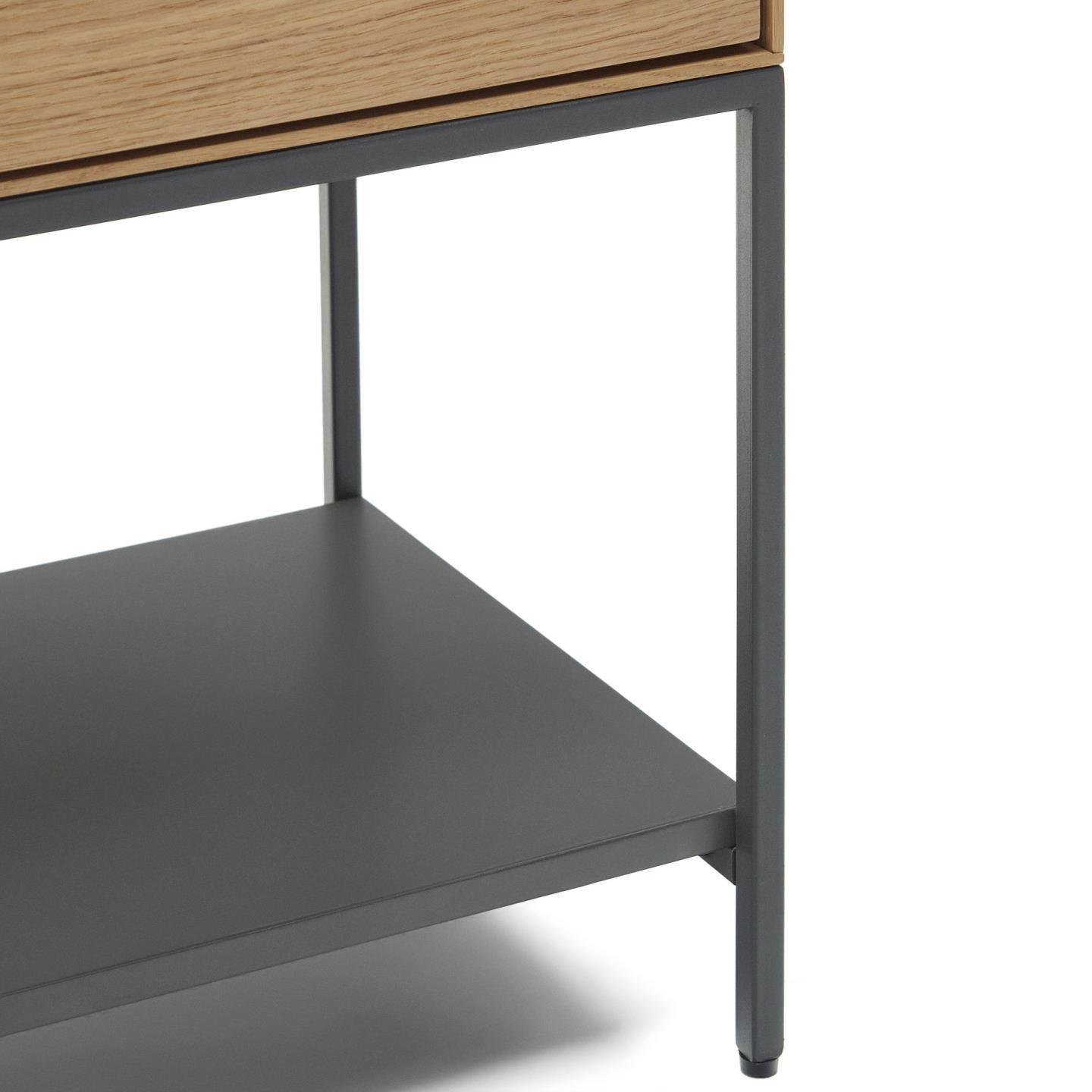 Komoda wysoka 4-drzwiowa VEDRANA fornir dębowy La Forma Eye on Design