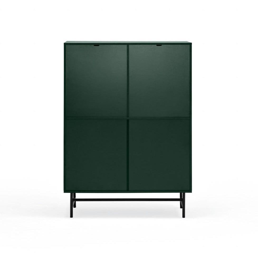 Komoda wysoka PUNTO ciemnozielony Teulat Eye on Design