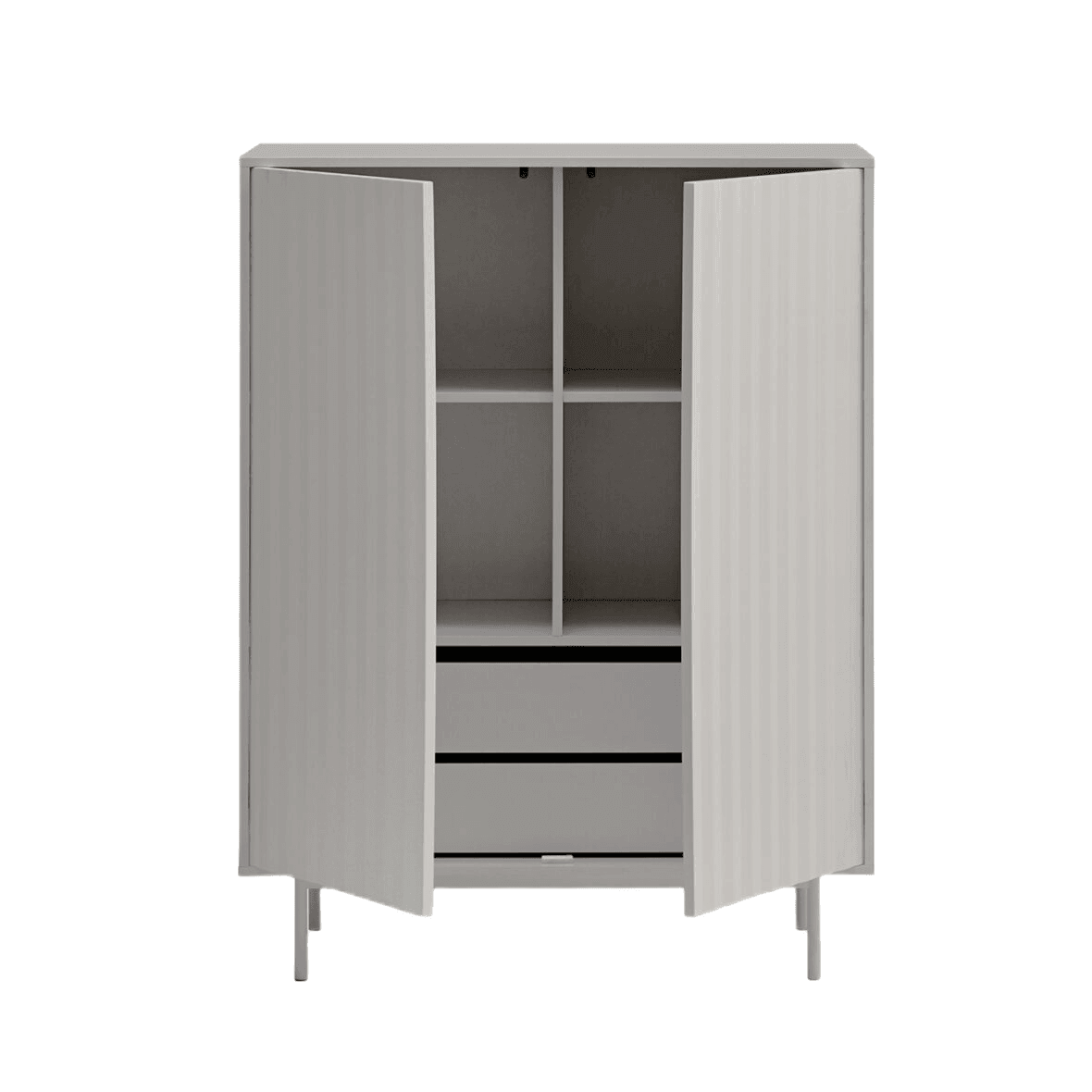 Komoda wysoka SIERRA szary Teulat Eye on Design