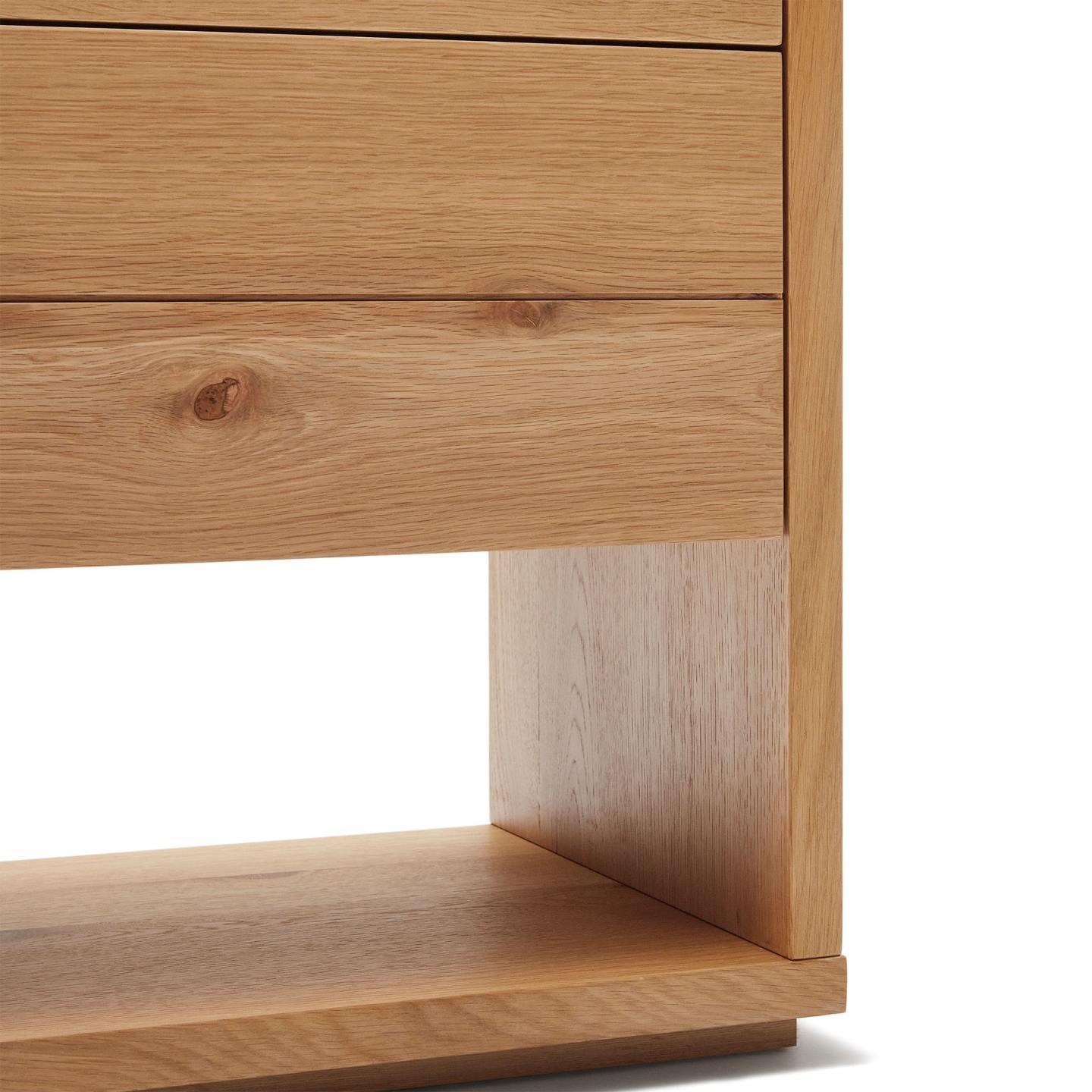 Komoda wysoka z szufladami ALGUEMA fornir dębowy La Forma Eye on Design