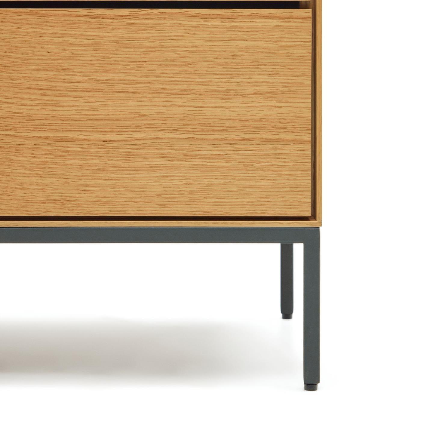 Komoda wysoka z szufladami VEDRANA fornir dębowy La Forma Eye on Design