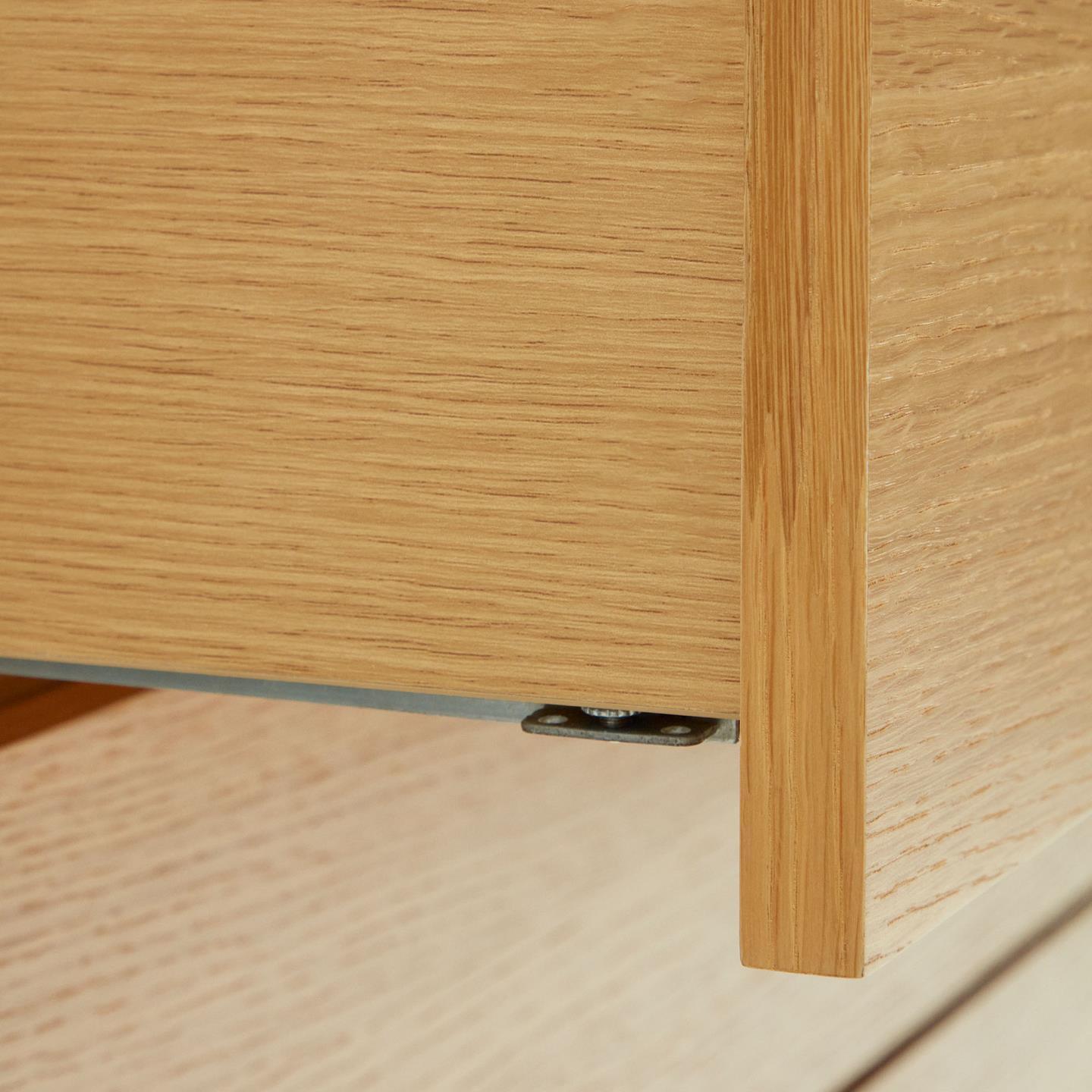 Komoda wysoka z szufladami VEDRANA fornir dębowy La Forma Eye on Design