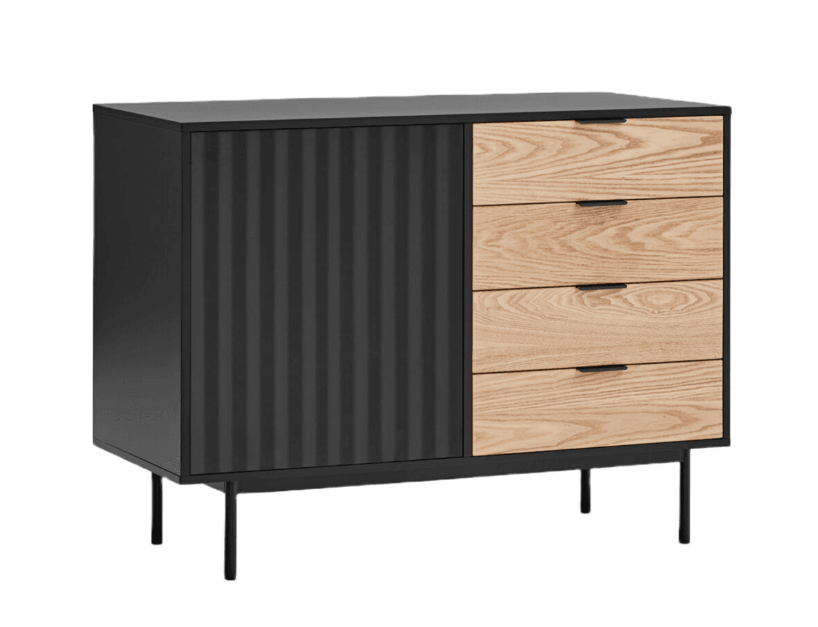 Komoda z szufladami SIERRA czarny Teulat Eye on Design