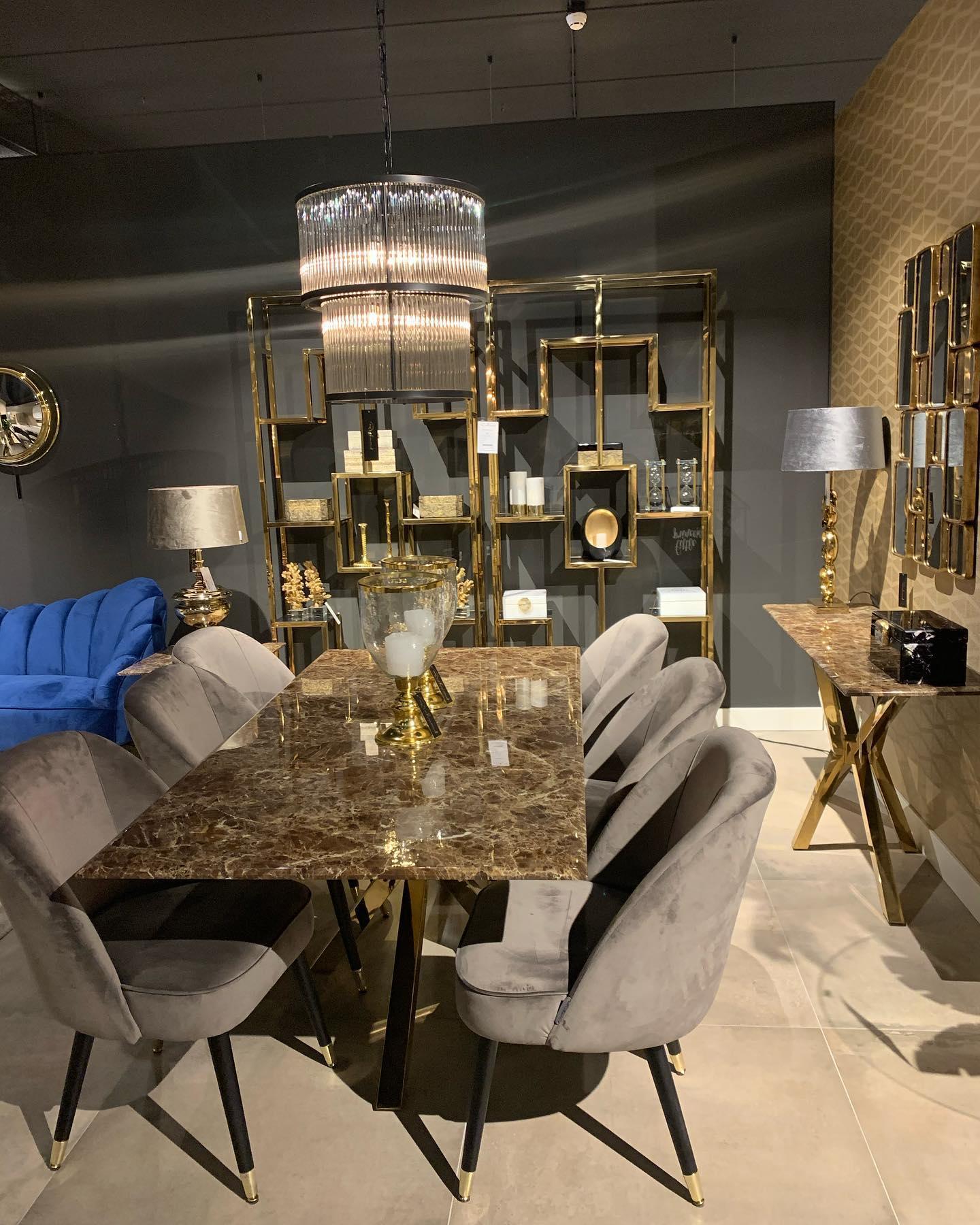 Konsola CONRAD brązowy marmur Richmond Interiors Eye on Design