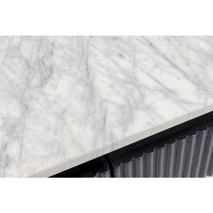 Konsola GLENN antracytowy z bałym marmurem - Eye on Design