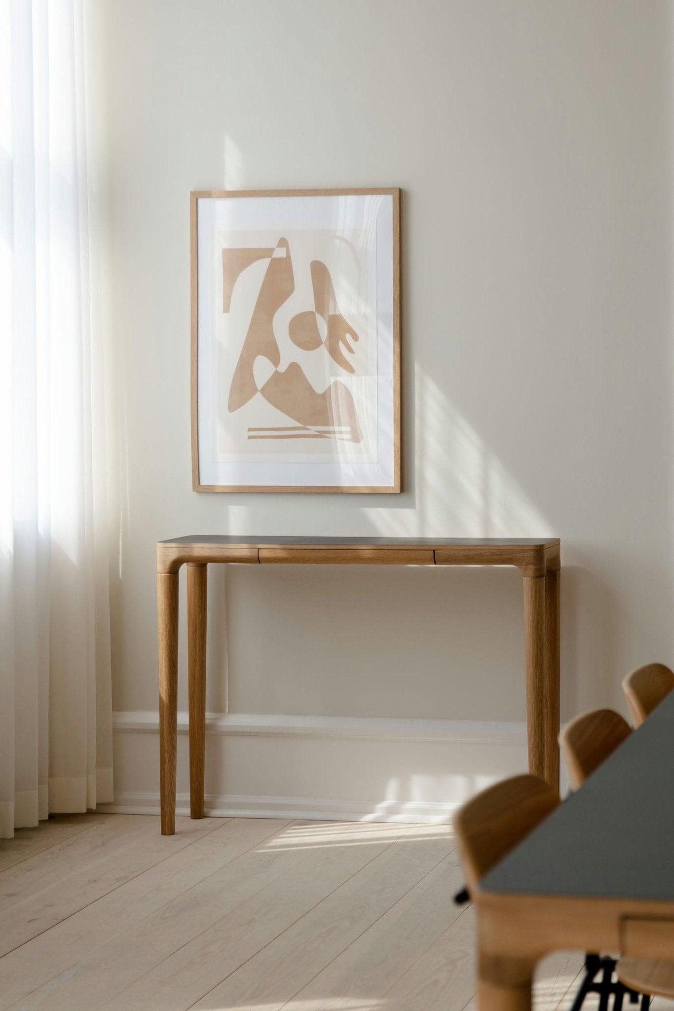 Konsola HEART'N'SOUL dębowy z oliwkowym blatem UMAGE Eye on Design