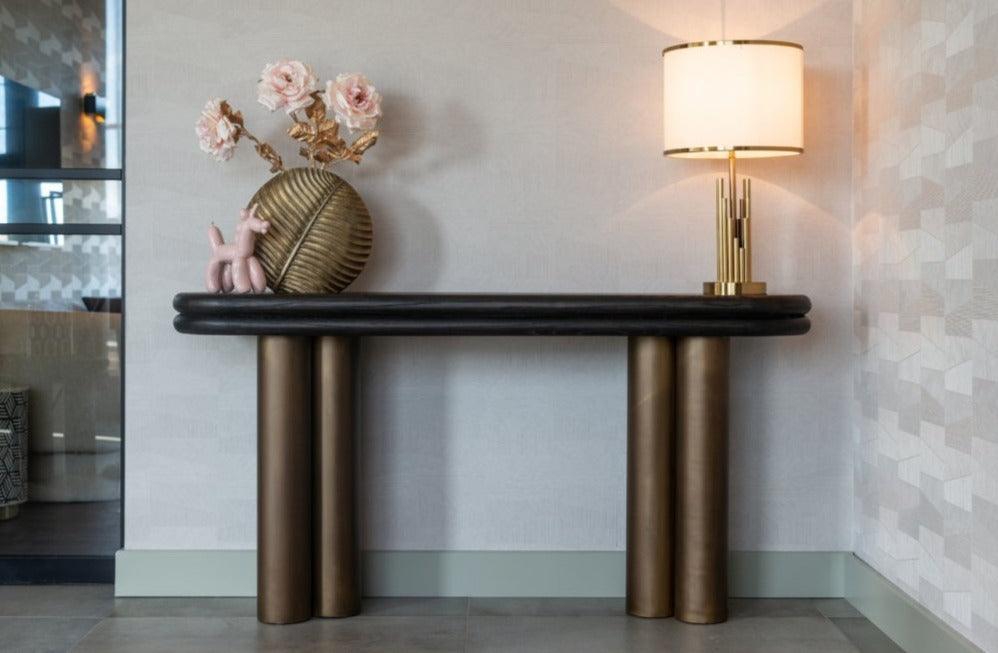 Konsola MACARON mosiądz Richmond Interiors Eye on Design