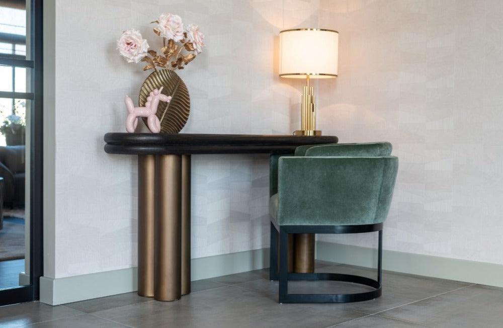 Konsola MACARON mosiądz Richmond Interiors Eye on Design