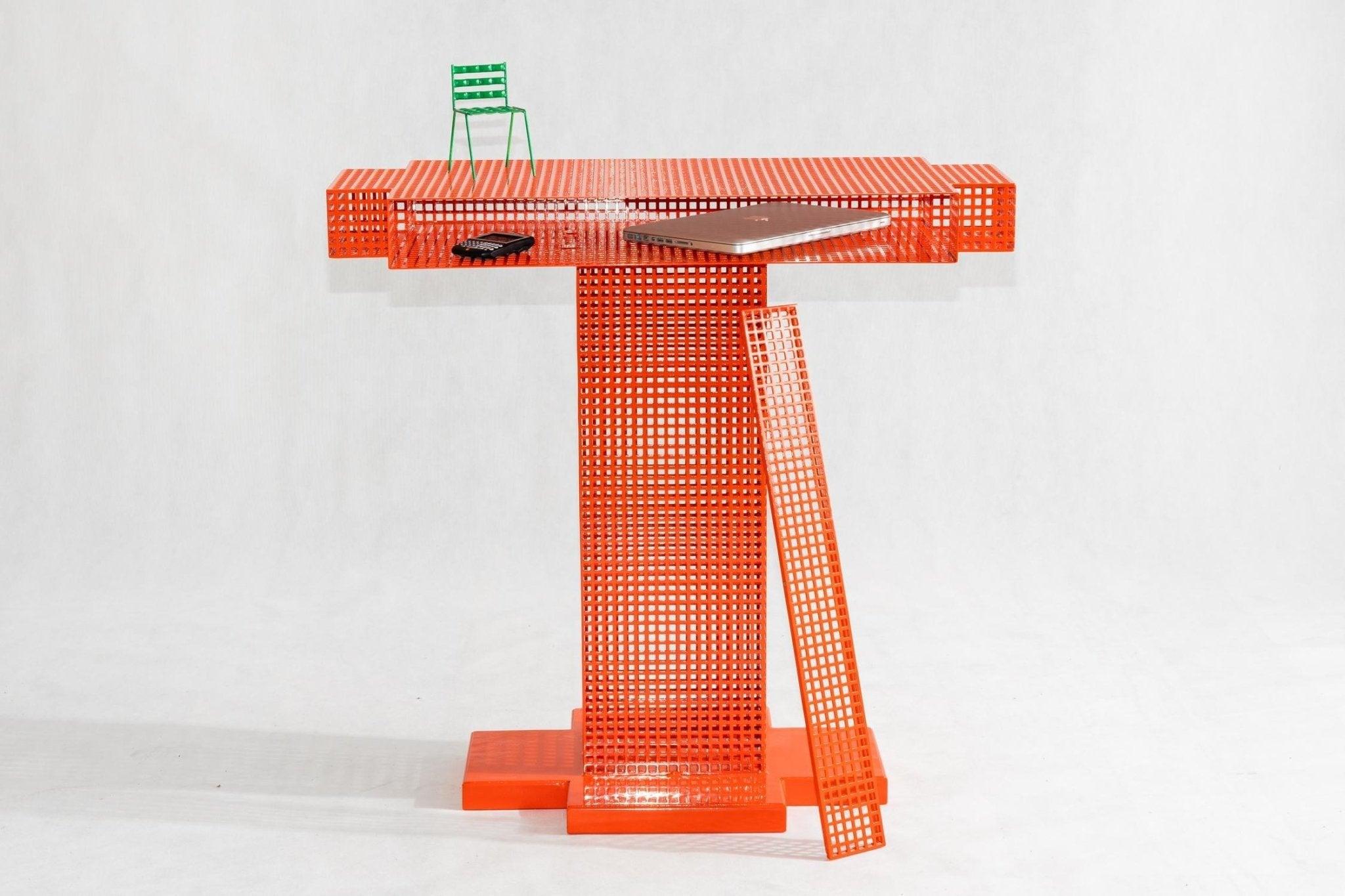 Konsola METROPOLIS stalowy Mati Sipiora Eye on Design