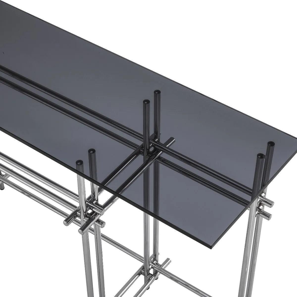 Konsola QUINN stal polerowana Eichholtz Eye on Design