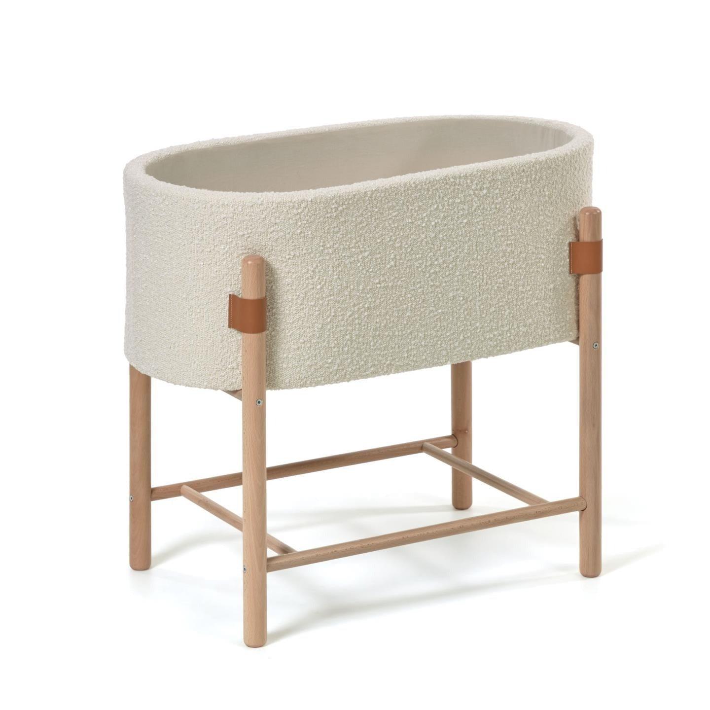 Kosz Mojżesza ADARA biały boucle La Forma Eye on Design