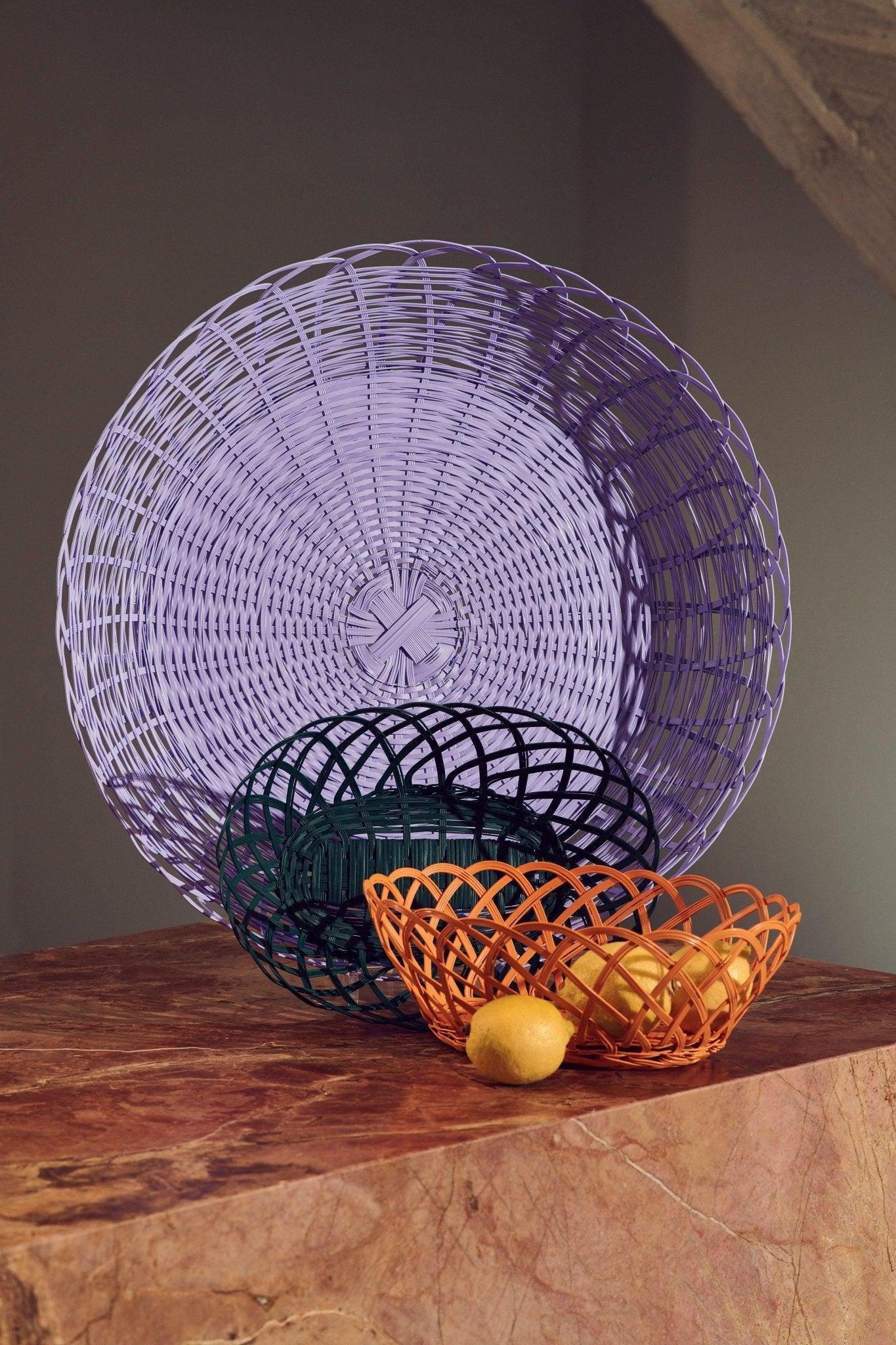 Koszyk BAKKIE OVAL ciemnozielony Pols Potten Eye on Design