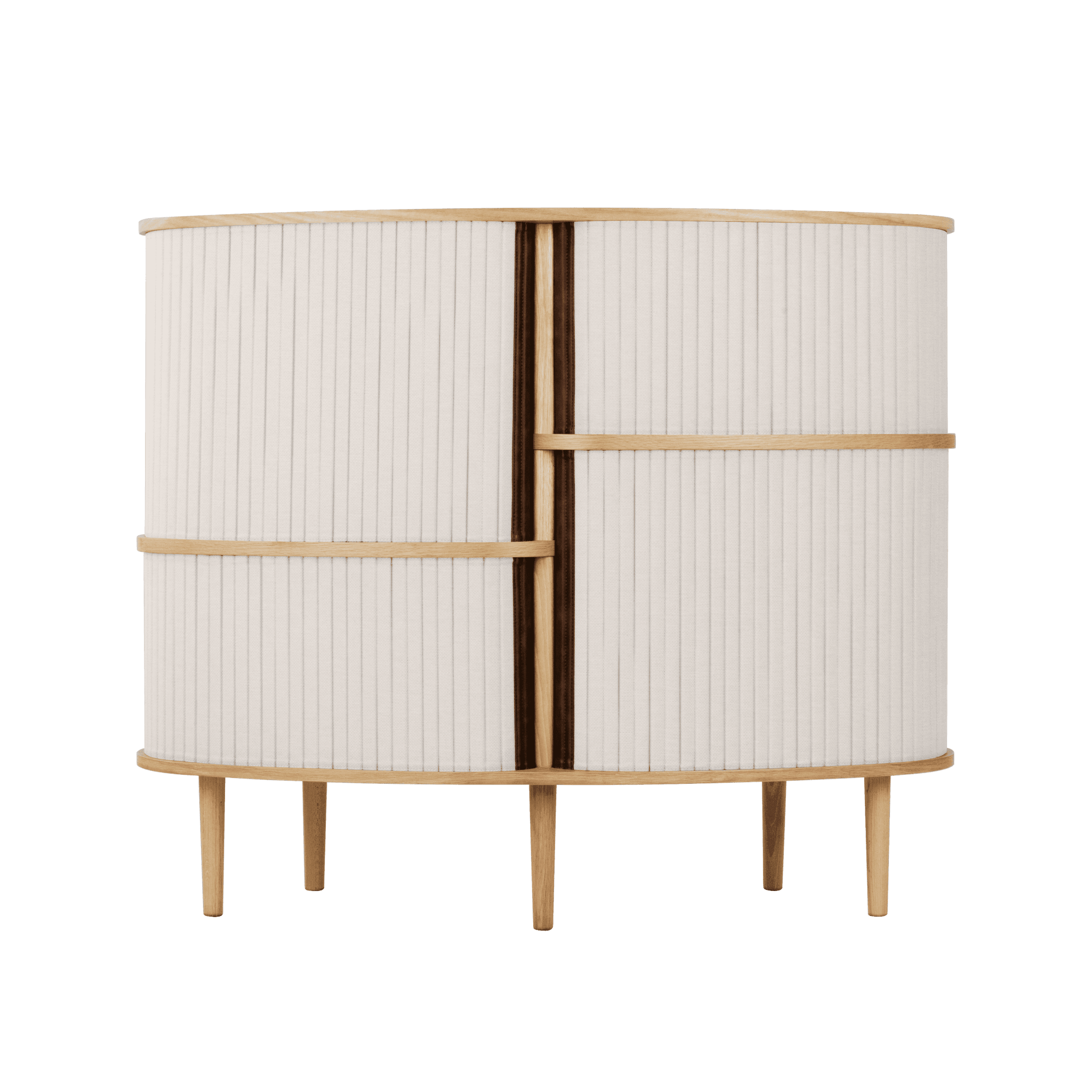 Kredens AUDACIOUS beżowy z dębem UMAGE Eye on Design