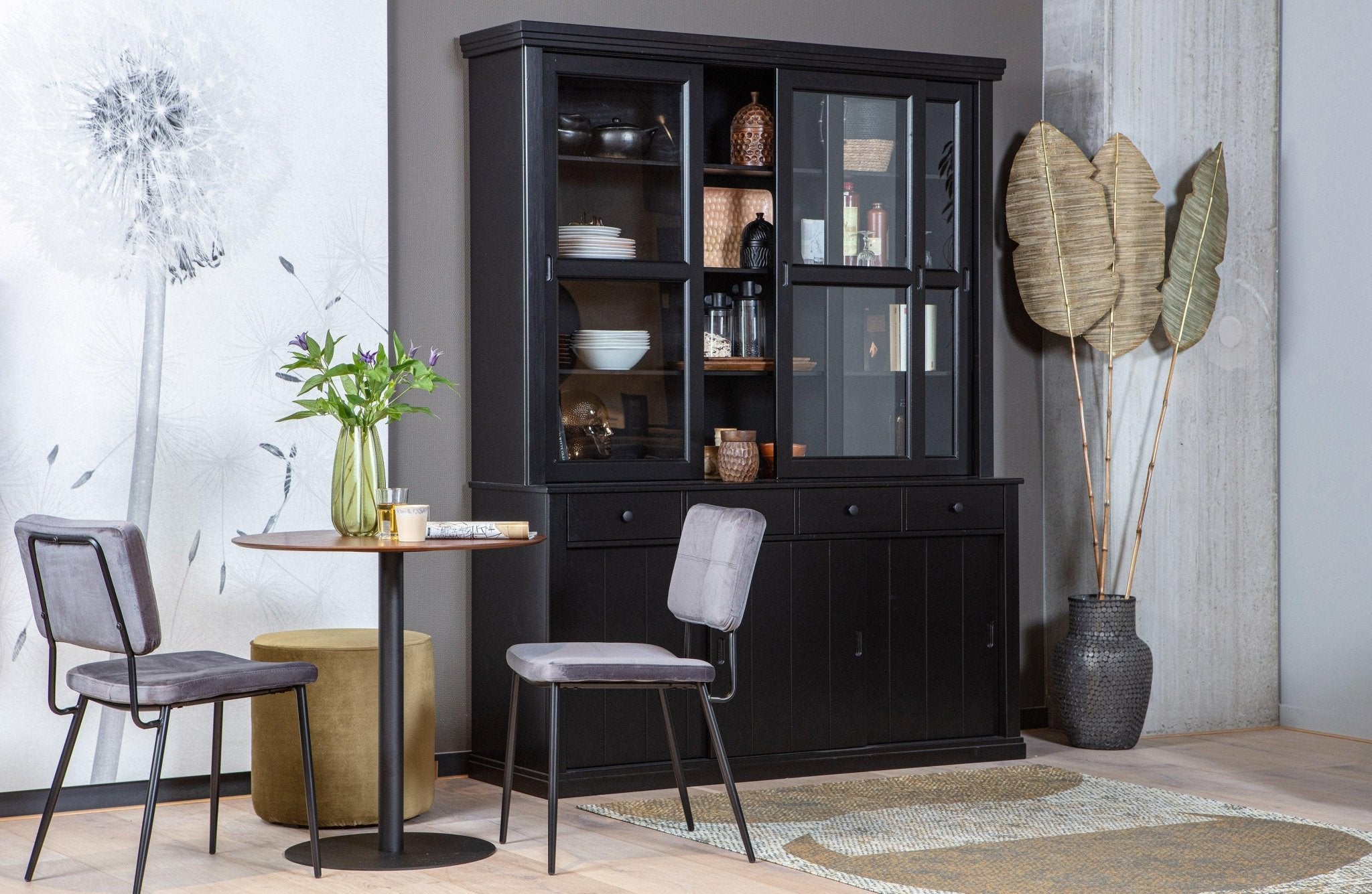 Kredens LAGOS czarne drewno Woood Eye on Design