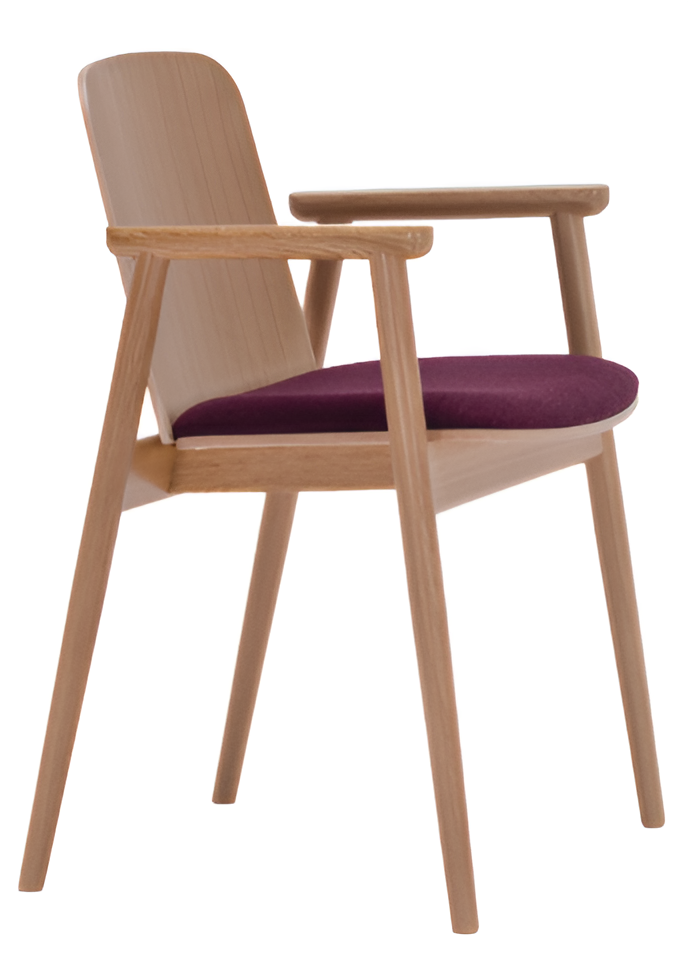 Prop B-4390 wooden armchair