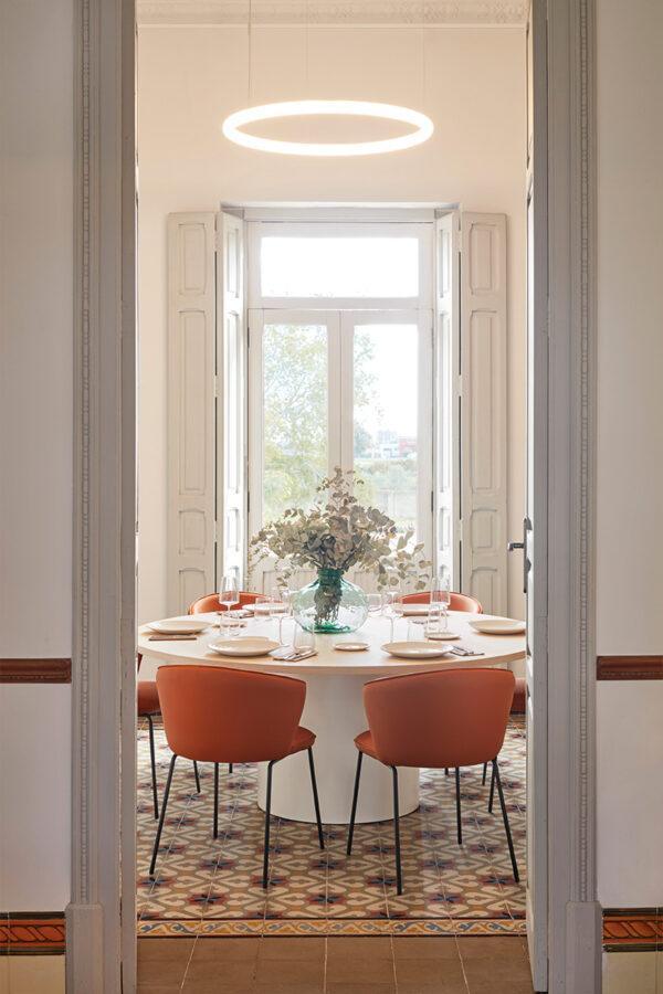 Krzesło ADD ekoskóra terakota Teulat Eye on Design