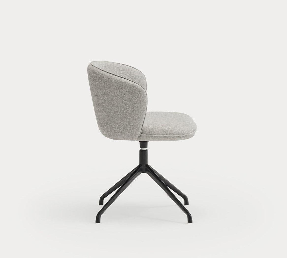 Krzesło ADD szary z czarną podstawą Teulat Eye on Design